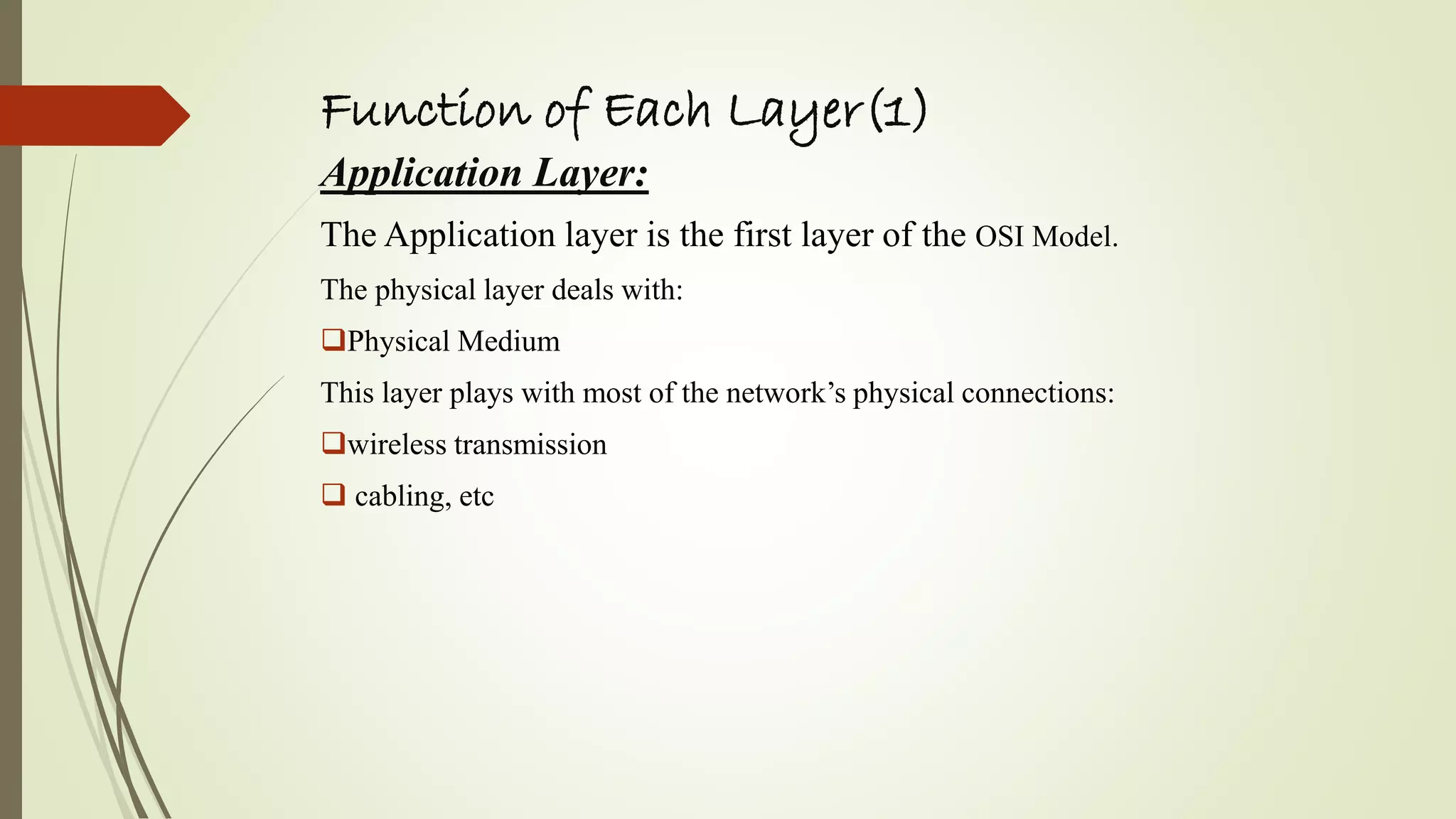 OVERVIEW ON THE SEVEN LAYERs OF COMPUTER NETWORK | PPTX