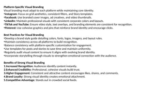 coderegular / Visual Branding for Social Media | PPTX