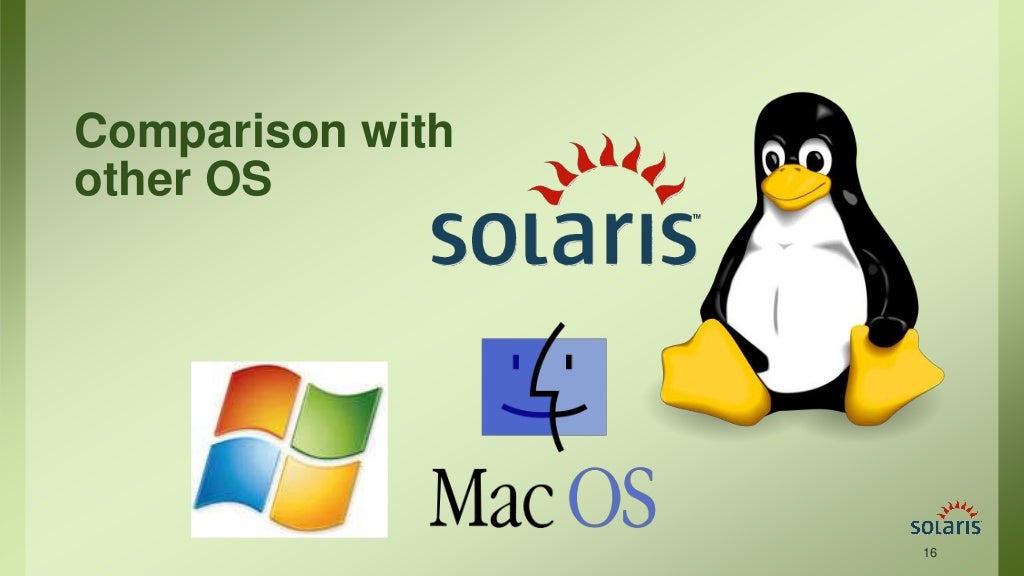 Solaris Operating System - Oracle