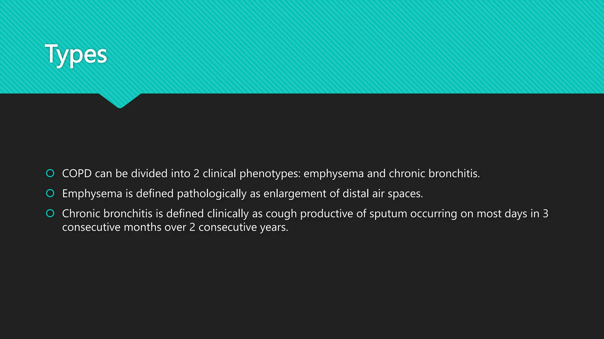 Chronic obstructive pulmonary disease, or COPD, refers to a group of ...