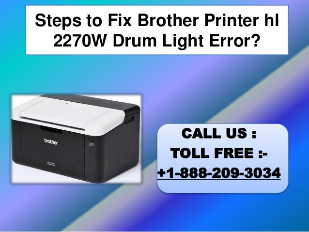 brother printer hl 2270dw drum light error brother hl 2170w drum and error light