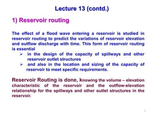 Class lecture on Hydrology by Rabindra Ranjan saha Lecture 13 | PPTX