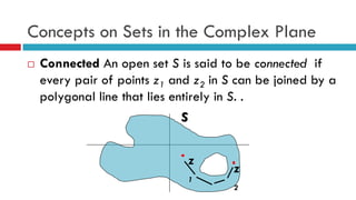 Set Complex Example Complex Numbers and Functions. Complex Differentiation | PDF