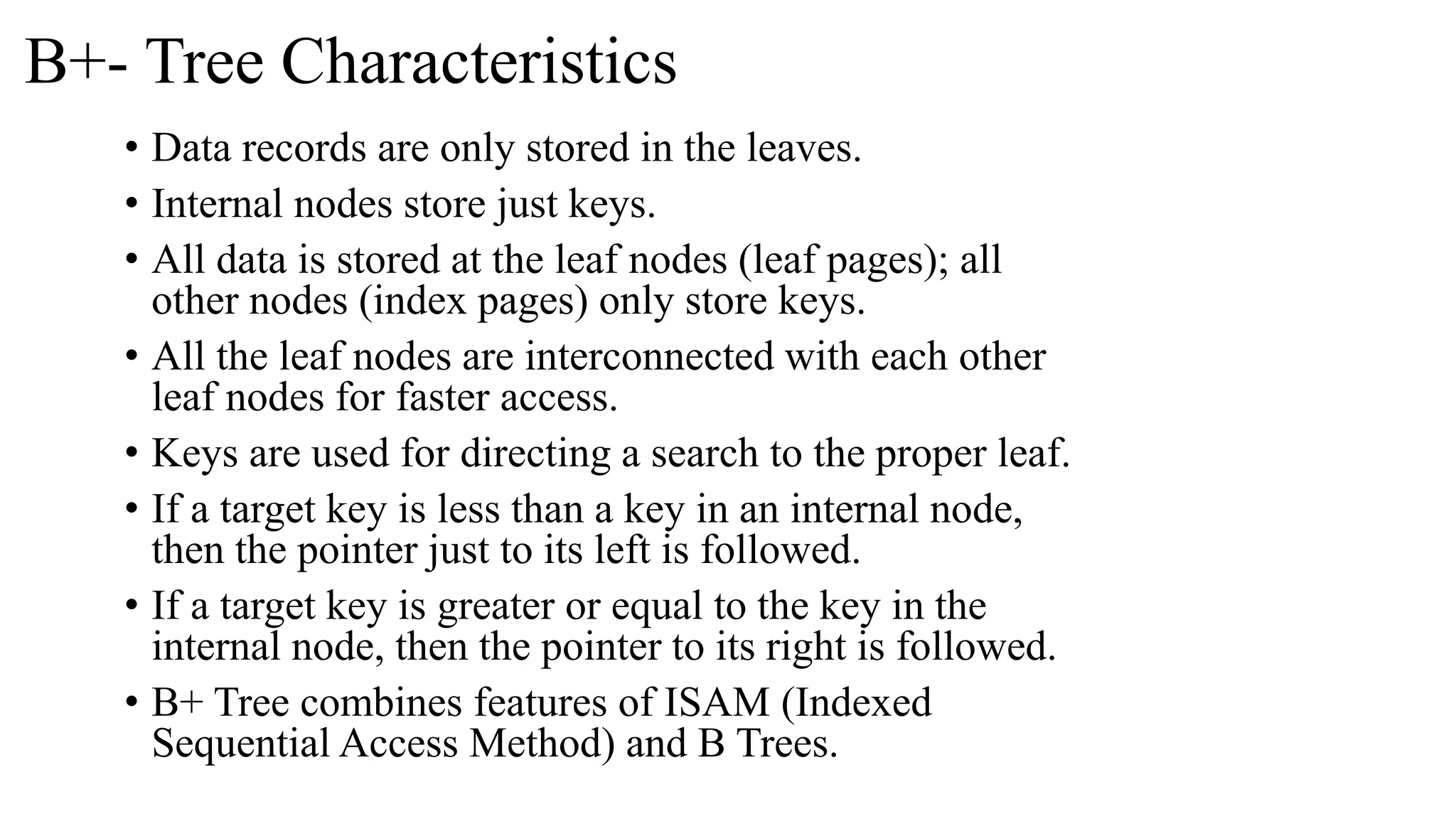 B+ tree intro,uses,insertion and deletion | PPTX