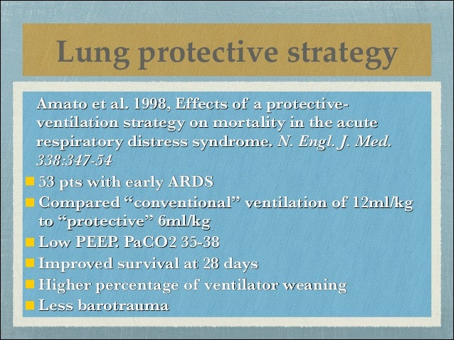 Updates on Acute respiratory distress syndrome