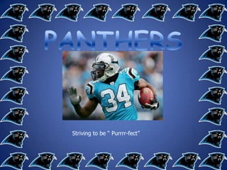 PANTHERS Striving to be “ Purrrr-fect” 