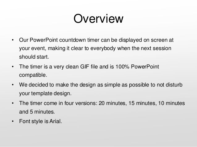 15 minute timer powerpoint