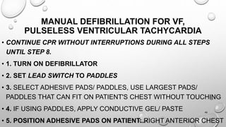 Vf Paddle CPR IN NEONATES, INFANTS AND CHILDREN | PPTX