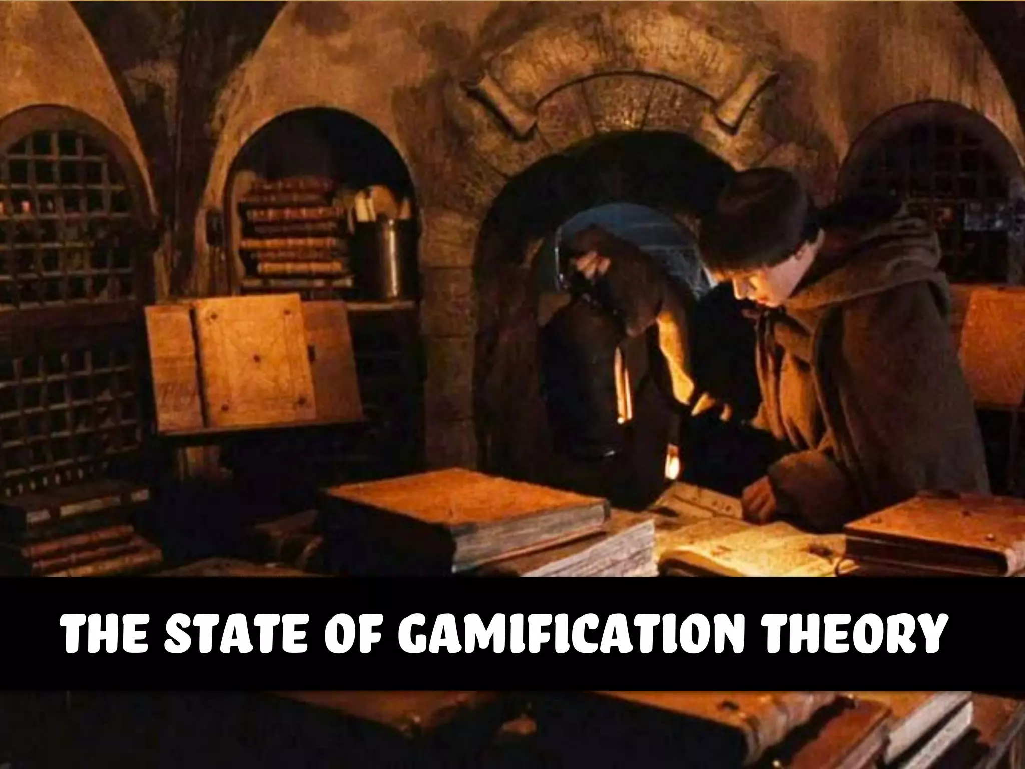 the state of gamification theory
 