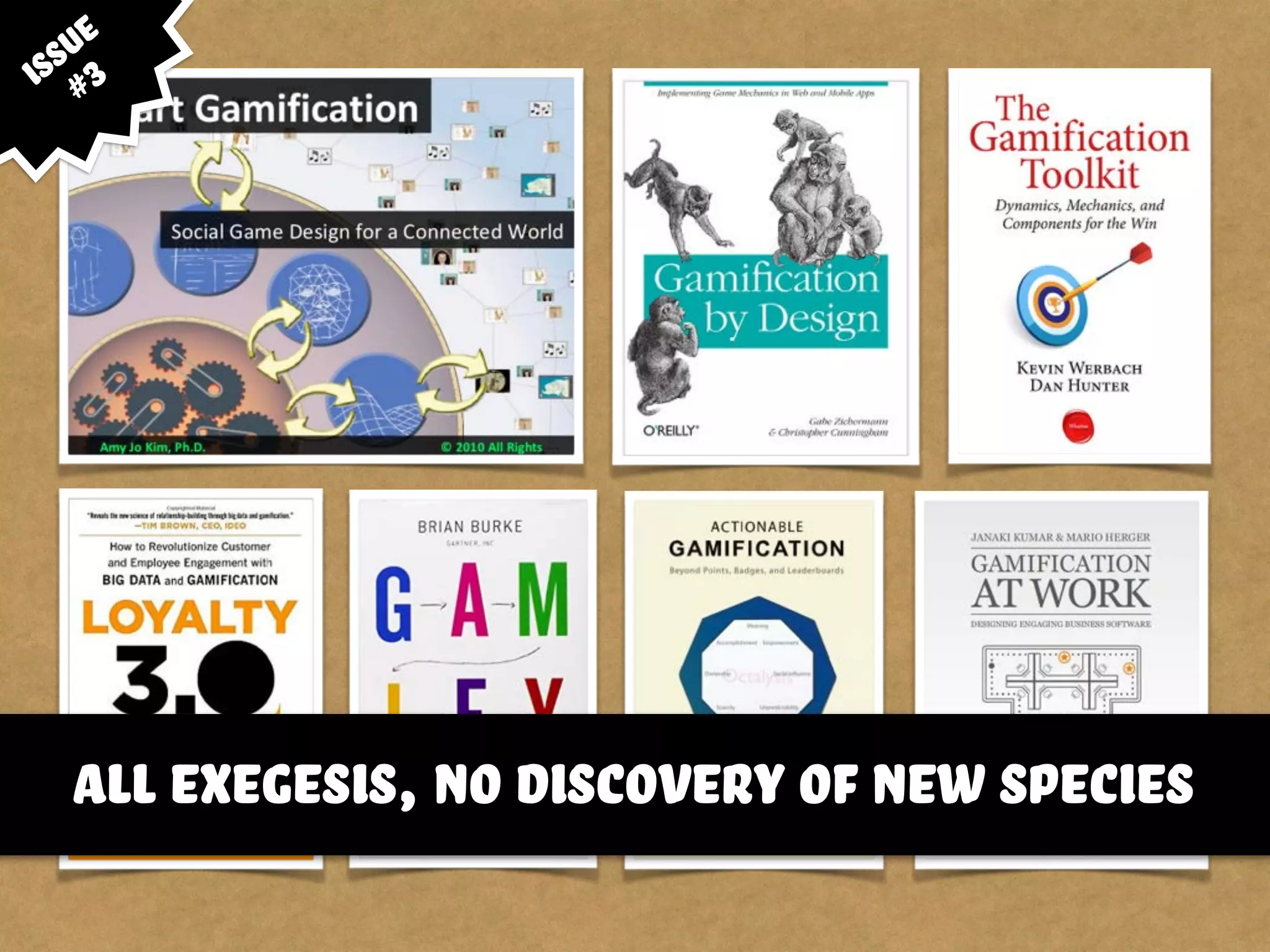 all exegesis, no discovery of new species
issue
#3
 