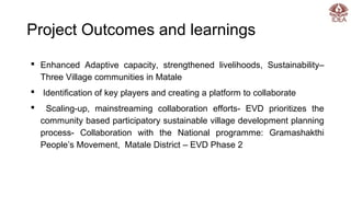 Sustainable Eco Village Development in Sri Lanka | PPT