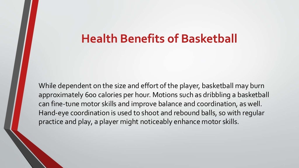 PHealth Benefits of Basketball