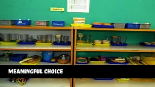meaningful choice
 