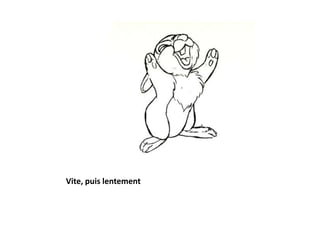 Vite, puis lentement
 