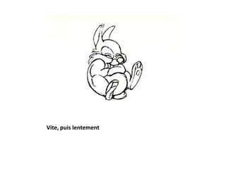 Vite, puis lentement
 