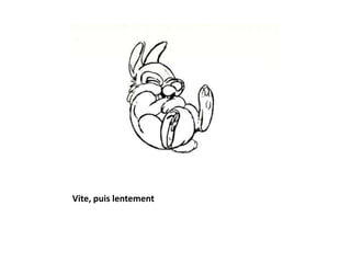 Vite, puis lentement
 