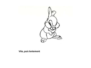 Vite, puis lentement
 