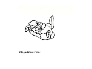 Vite, puis lentement
 