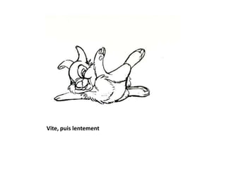 Vite, puis lentement
 