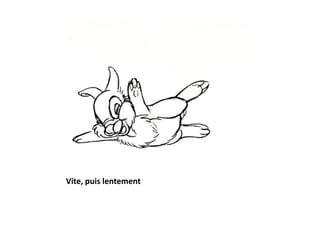 Vite, puis lentement
 