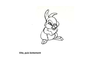 Vite, puis lentement
 