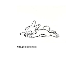 Vite, puis lentement
 