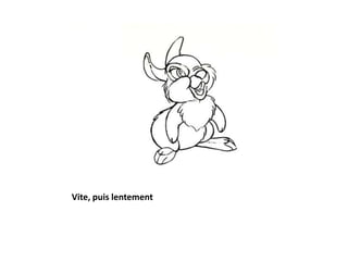 Vite, puis lentement
 