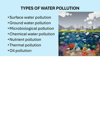 Apolution Seminar on Environmental Education topic is types water pollution. | PDF