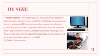Comprehensive Classification of Computers by Functionality, Size, and ...