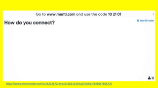 https://www.mentimeter.com/s/3b233872c7eba7518233369c2678c8b4/198087868270
 