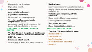 Overview of Primary Health Centers and Their Functions in Rural ...