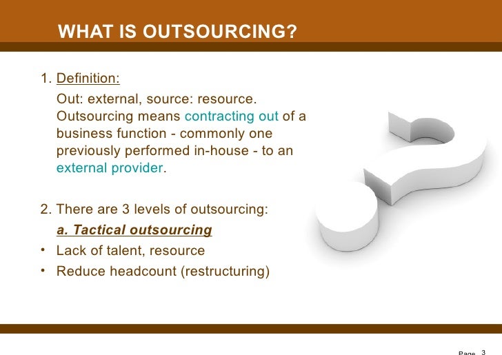 What Is One Drawback Of Outsourcing HR Outsourcing