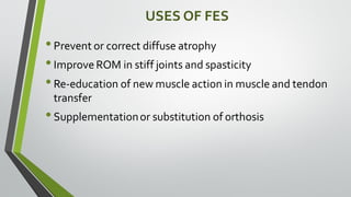 Electrotherapeutics Modalities and their uses | PDF