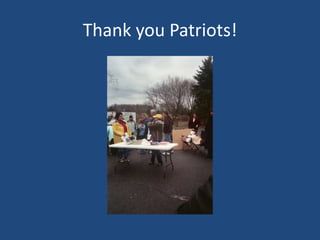 Thank you Patriots!