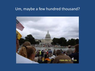 Um, maybe a few hundred thousand?