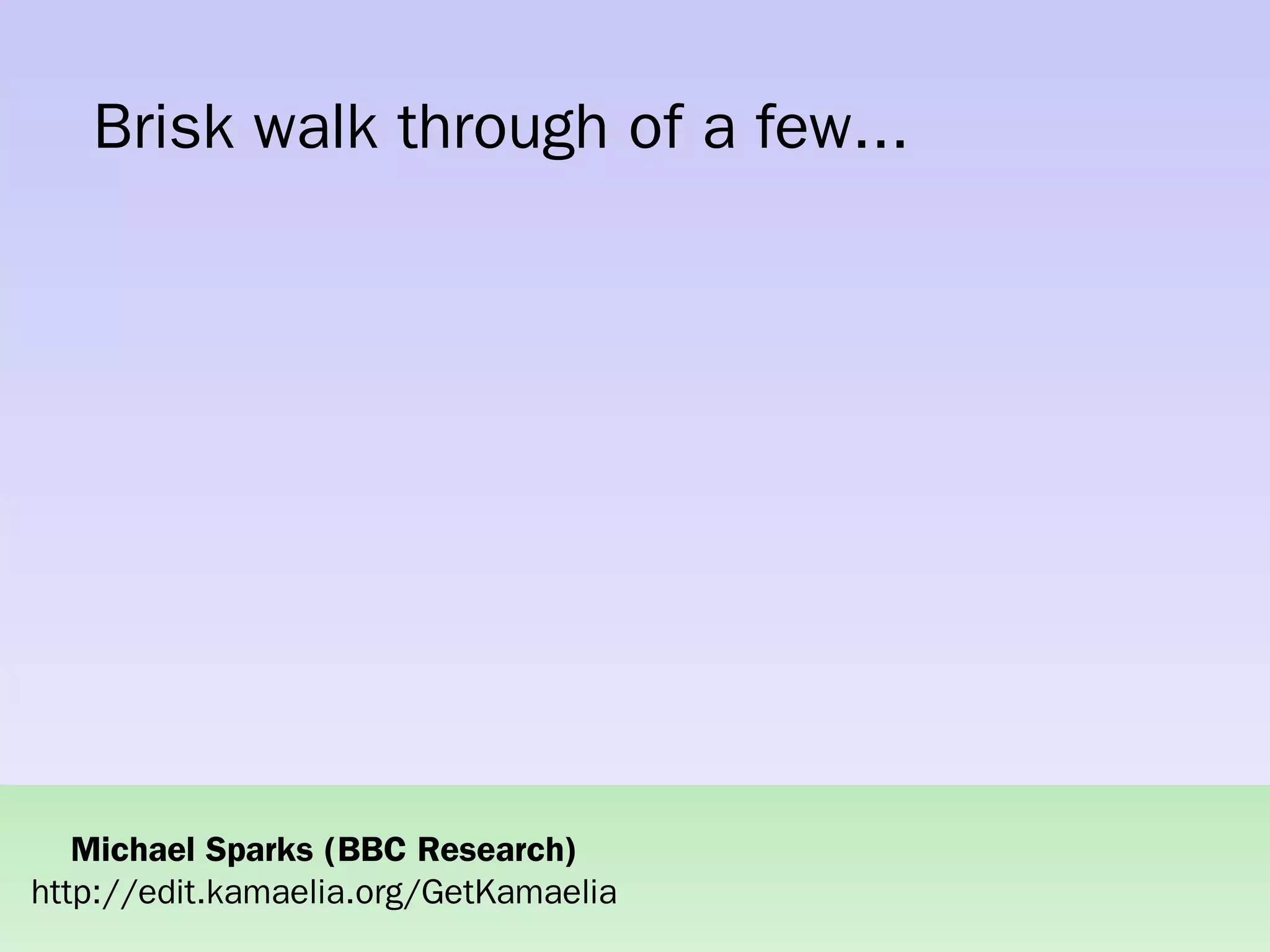 Practical concurrent systems made simple using Kamaelia