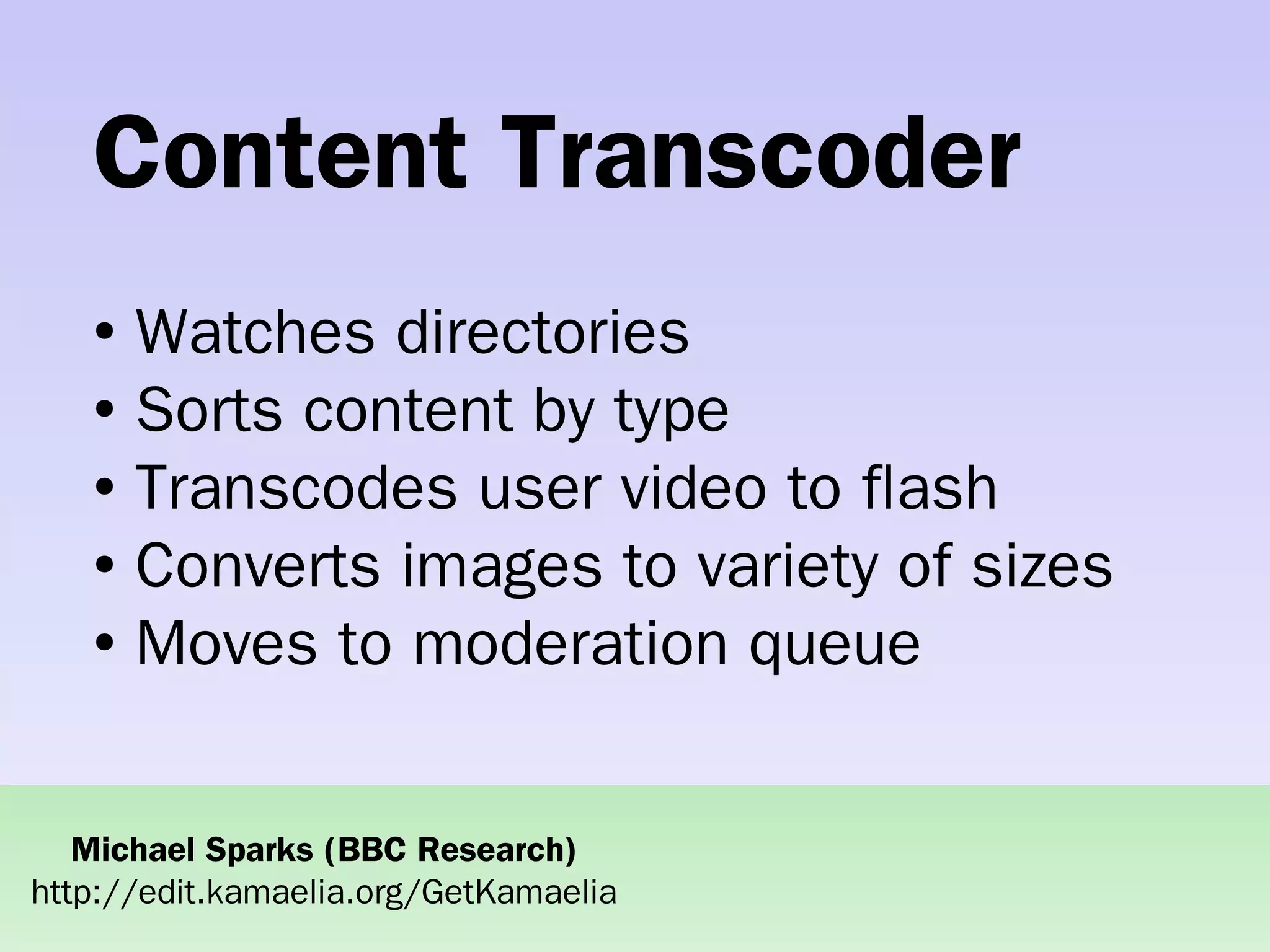 Practical concurrent systems made simple using Kamaelia