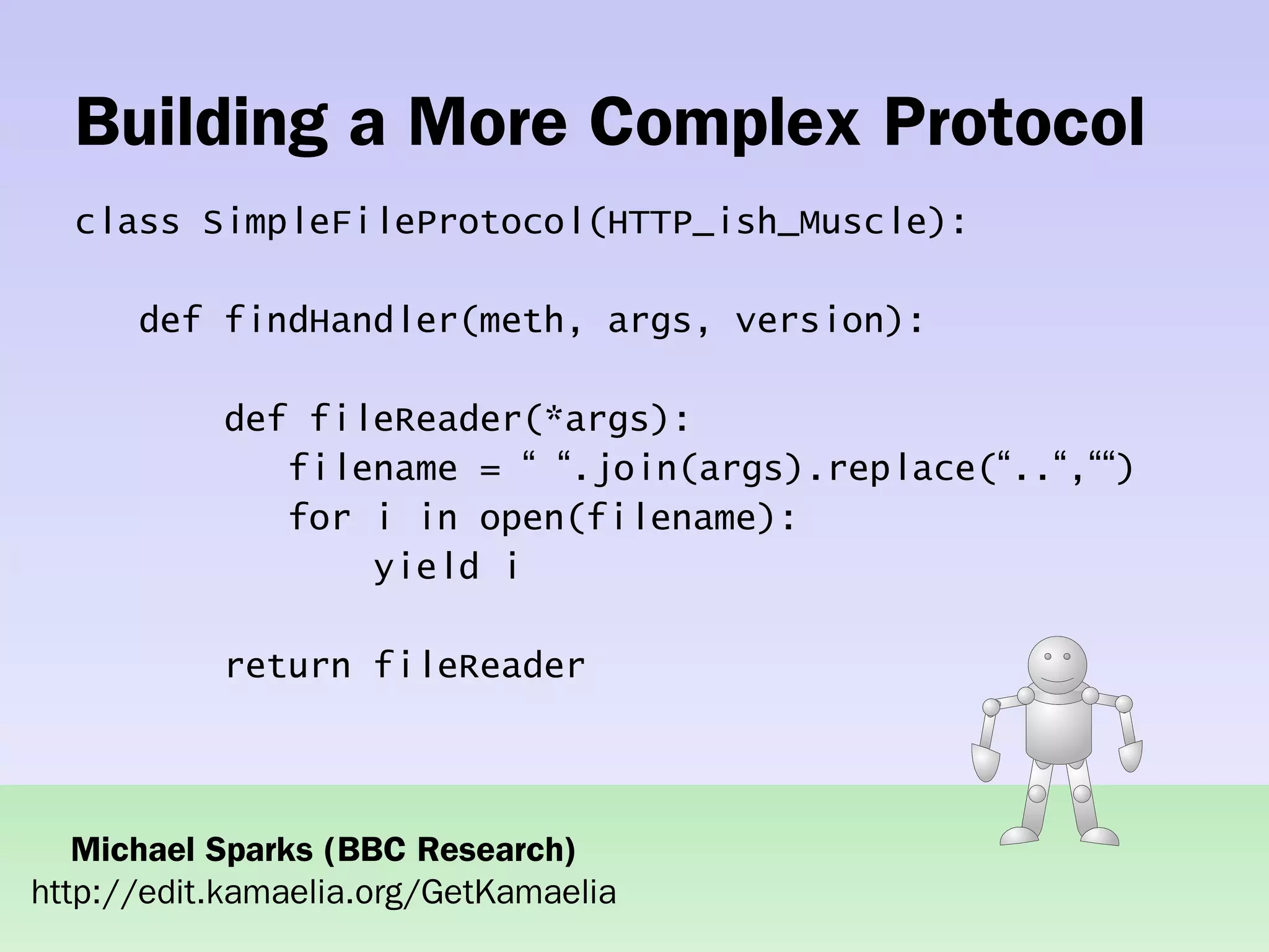 Practical concurrent systems made simple using Kamaelia