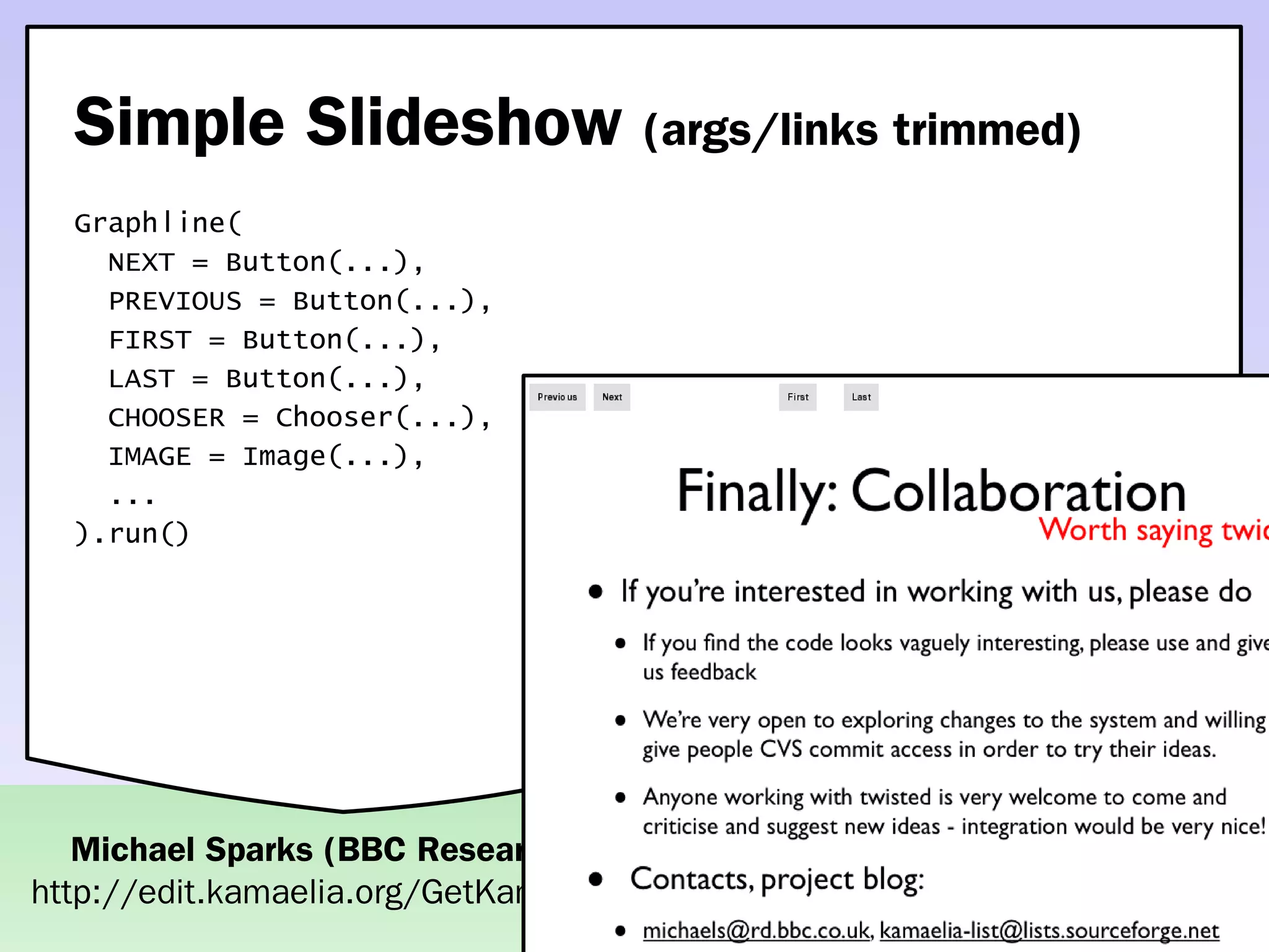 Practical concurrent systems made simple using Kamaelia