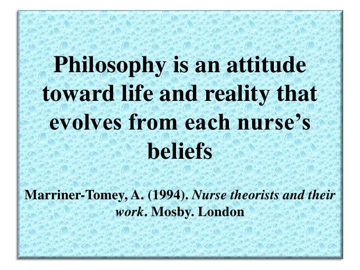 philosphy of nursing There is a direct correlation between nursing theories and a nurse's individual philosophy of nursing nurses will likely find themselves using certain nursing. philosphy of nursing There is a direct correlation between nursing theories and a nurse's individual philosophy of nursing nurses will likely find themselves using certain nursing.