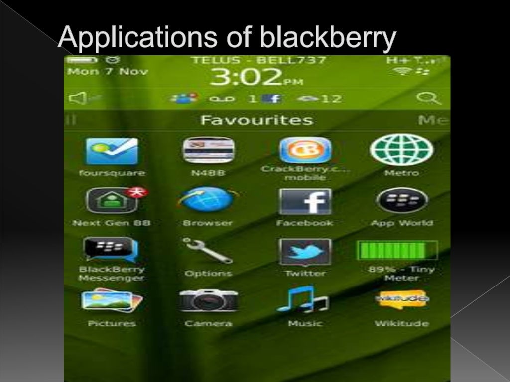 blackberry Presentation