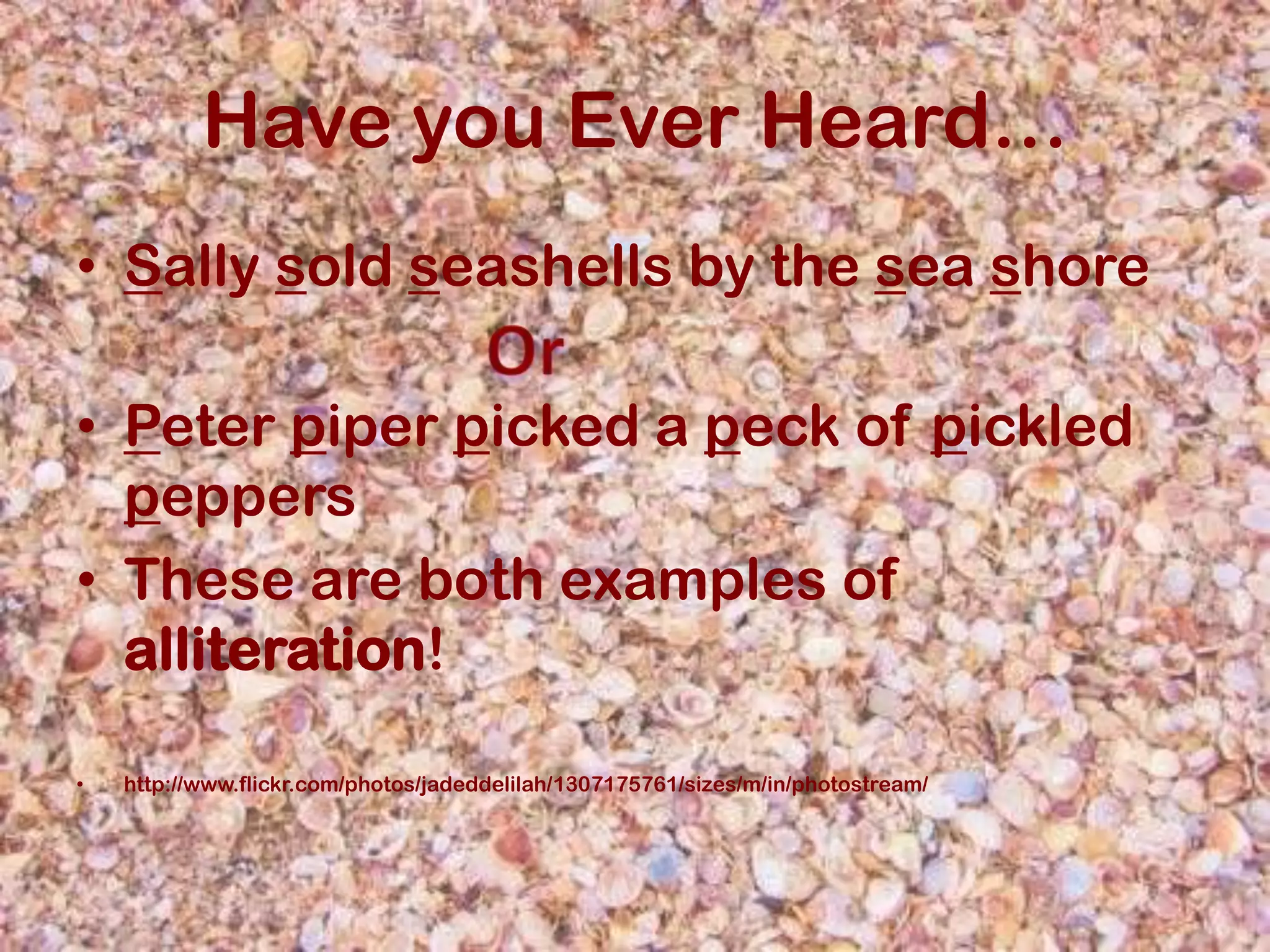 Presentation1 alliteration | PPTX