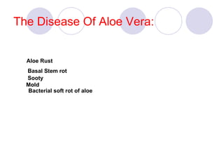 Presentation1 aloevera disease | PPT