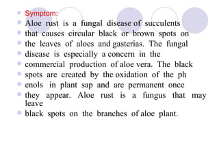 Presentation1 aloevera disease | PPT