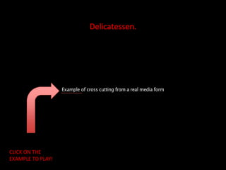 Delicatessen.CLICK ON THE EXAMPLE TO PLAY!