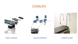 STIRRUPS
KNEE CRADLE ALLEN STIRRUP CANDY CANE
 