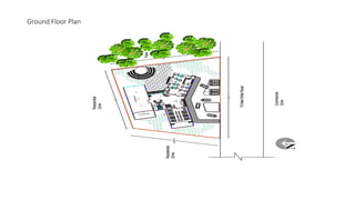 Plan, Elevation and Section of an ART Gallery | PPTX