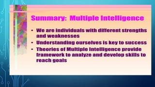 Gardner s multiple intelligence | PPT