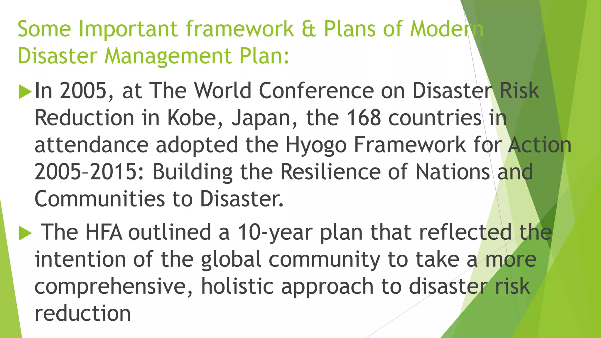 Historical Development of Disaster Management | PPTX