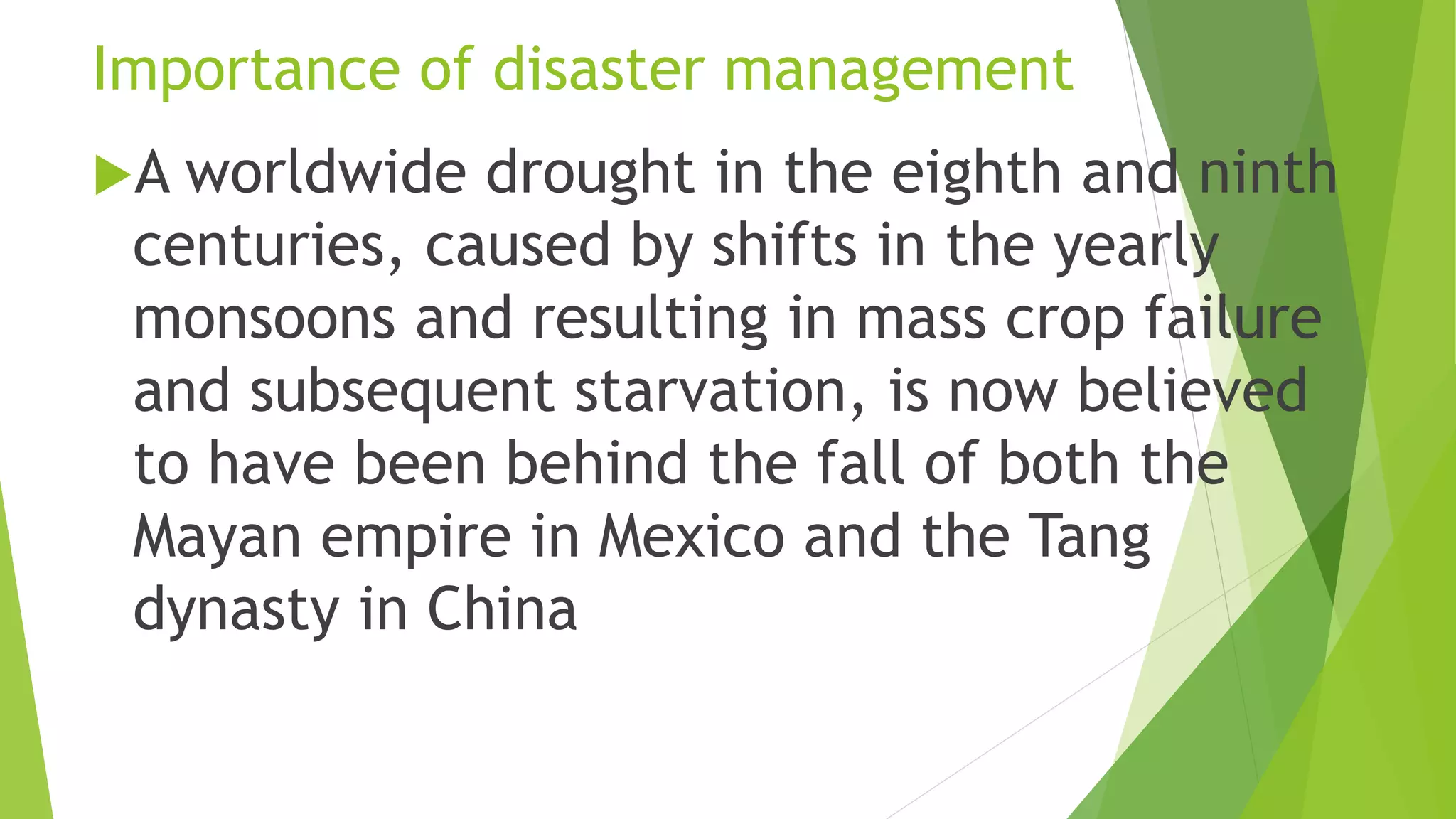 Historical Development of Disaster Management | PPTX | Geography | Science